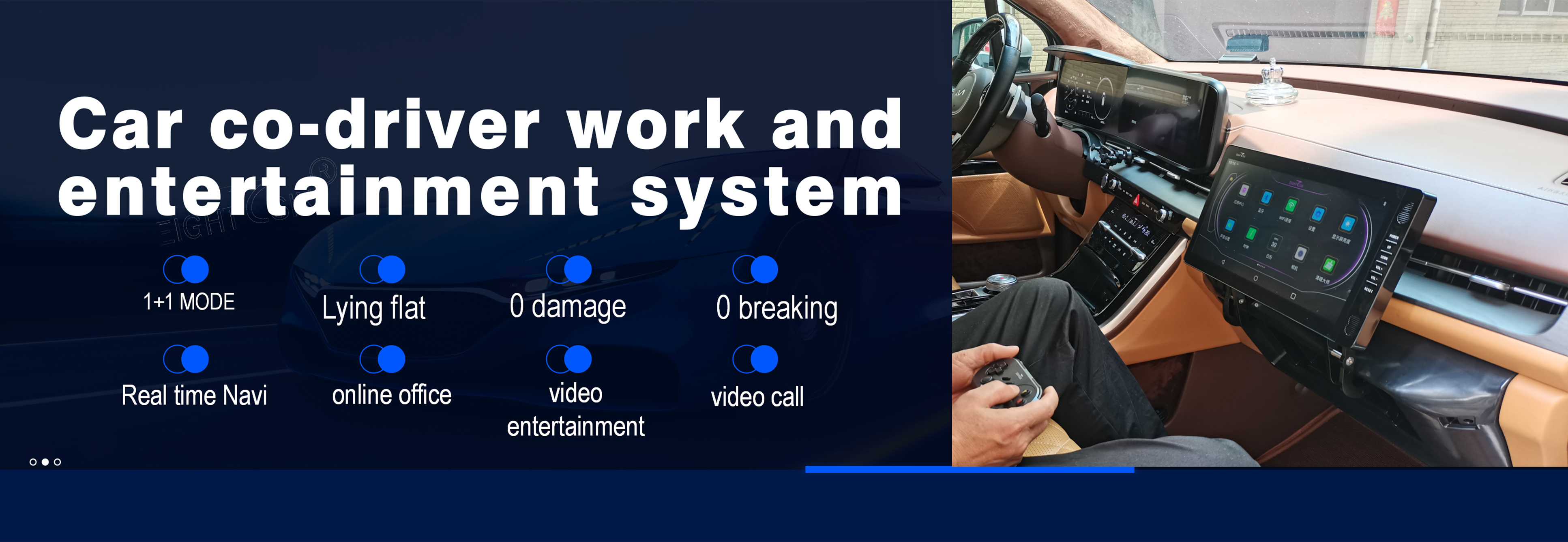 Passenger Side Retractable Entertainment System 